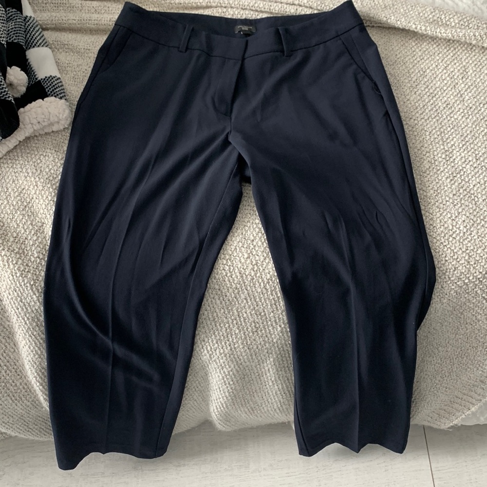 Ann Taylor Factory navy trouser 12 petite